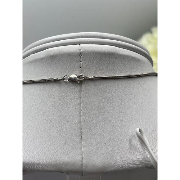 Sterling Silver Elephant Trunk Up Good Luck Pendant and 925 Chain Necklace - Picture 6 of 13